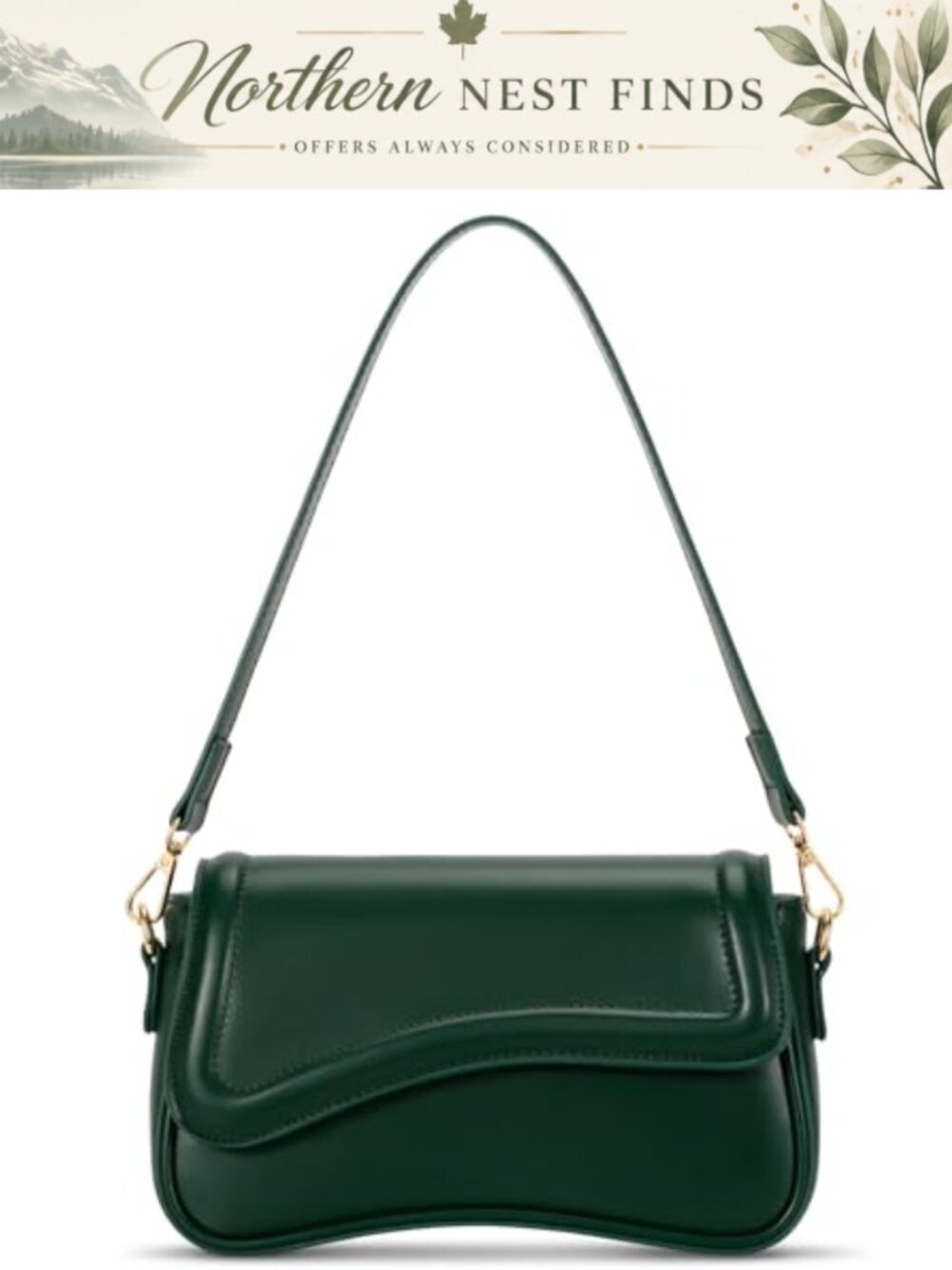 KKXIU PU Leather Shoulder Bag Small Hobo Mini Clutch Purse with Chain